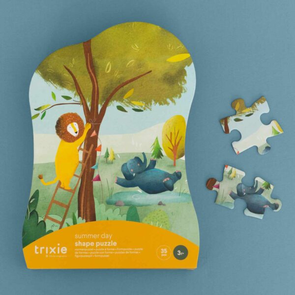 Kinderpuzzle Geschenk Trixie-Puzzle Spielzeug Feinmotorik Kleinkindpuzzle Formenpuzzle