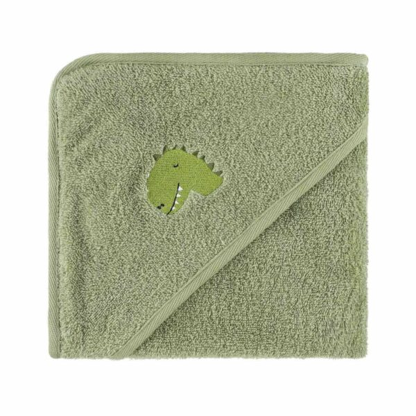 Personalisierbares Baby Kapuzenhandtuch aus weicher Baumwolle mit Name bestickt, Kapuzenbadetuch für Babys und Kinder, ideales personalisiertes Geburtsgeschenk und Taufgeschenk für nach dem Baden.