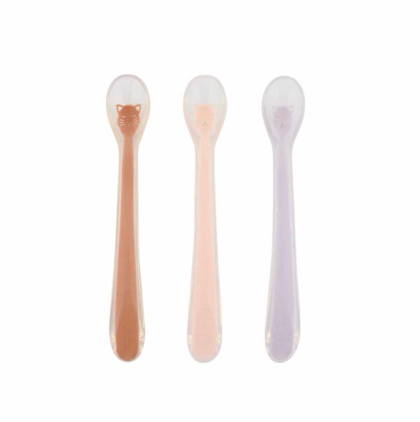 Silikonlöffel Babylöffel Esslöffel-Set für Babys Trixie erste Mahlzeit Kinderbesteck Kinderlöffel Breilöffel