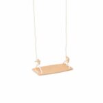 Cliff Toys Brettschaukel aus Birkenholz: Zubehör für Indoor-Klettergerüst, Maße 39x20 cm, ab 18 Monaten bis 40 kg, Montessori-Bewegungsspielzeug für Kinderzimmer.