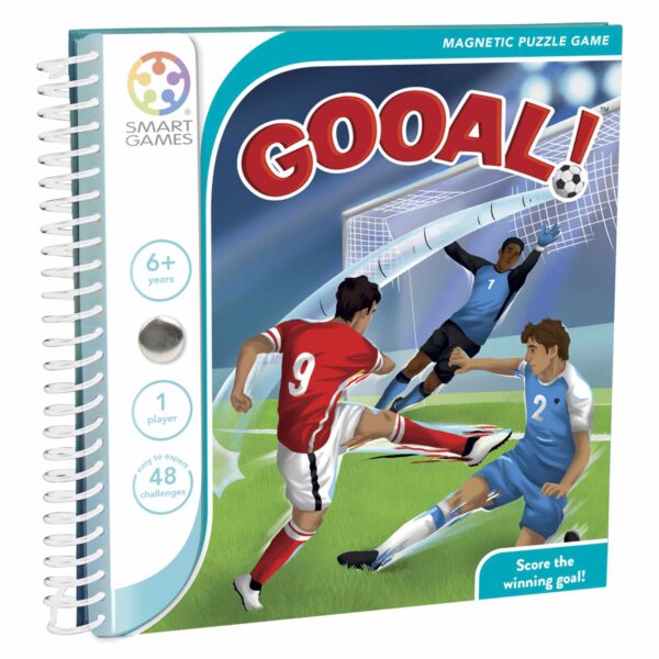 Reisespiel magnetisch, Fußballspiel für unterwegs, magnetische Spielsteine mit Herausforderungen zum Lösen, logisches Denken