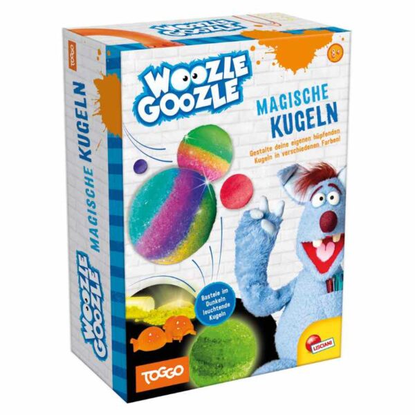 Woozle Goozle Magische Kugeln Set: Herstellung leuchtender Hüpfbälle mit Granulat, Glow-Pulver und Form – Experimentierset für Kinder ab 8 aus dem TV-Magazin.