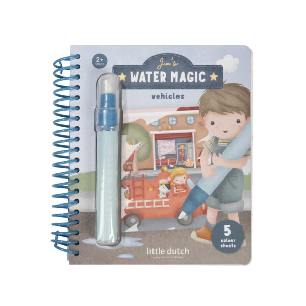 Wassermalbuch Zauberbuch Malbuch Water Magic Watercolor Kreativspielzeug Little Dutch Stofftiger