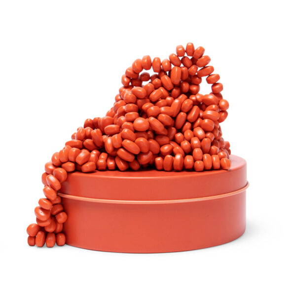 Magnetische Knetmasse Speks Crags 300 in Metalldose – lose magnetische Ferrit‑Steine Magnetsteine in der Hand, taktiles Fidget‑Spielzeug für Entspannung und Fokus auf dem Schreibtisch Magentknetmasse Stofftiger
