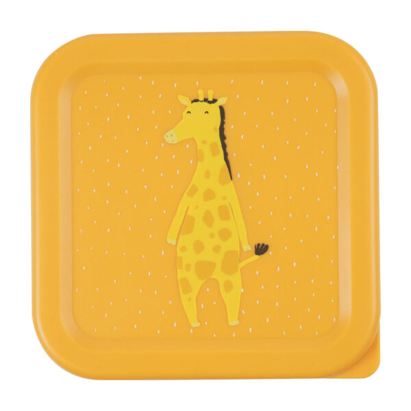 Snackbox 3er Set Mr. Giraffe von Trixie, praktische Aufbewahrungsdosen für Kinder mit Giraffe-Motiv für Snacks, Kindergarten und unterwegs Stofftiger