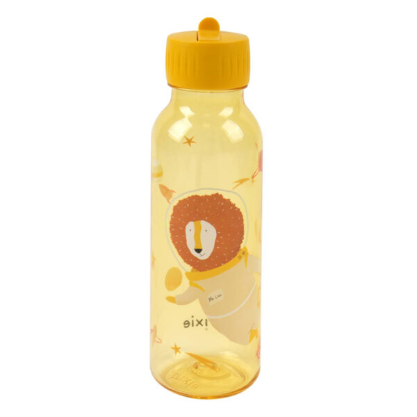 Trinkflasche 500 ml Tritan Spaceman Mr. Lion von Trixie, robuste und auslaufsichere Kindertrinkflasche mit Löwe-Motiv für Kindergarten und unterwegs Stofftiger