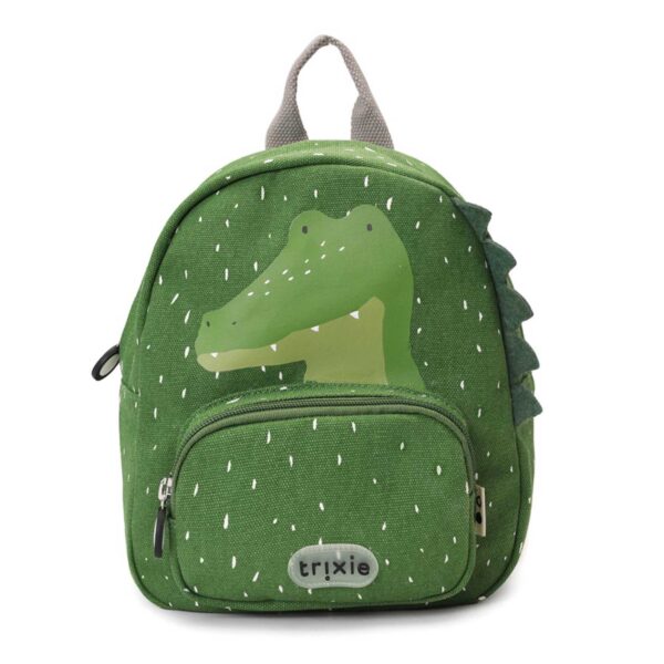 Kinderrucksack Mr. Alligator von Trixie, praktischer Rucksack mit Giraffen-Motiv für Kindergarten, Ausflüge und Freizeit Stofftiger