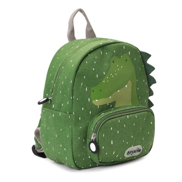 Kinderrucksack Mr. Alligator von Trixie, praktischer Rucksack mit Giraffen-Motiv für Kindergarten, Ausflüge und Freizeit Stofftiger