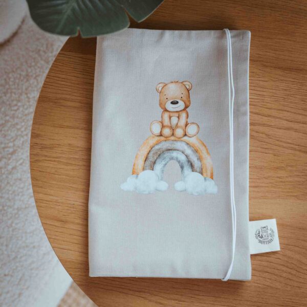 Windeltasche mit Motiv Stofftiger Hülle für Unterwegs Personalisierbar