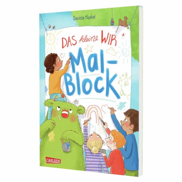 Malblock „Das kleine WIR" von Daniela Kunkel, Carlsen Verlag – kreativer Malblock für Kinder ab 3 Jahren.