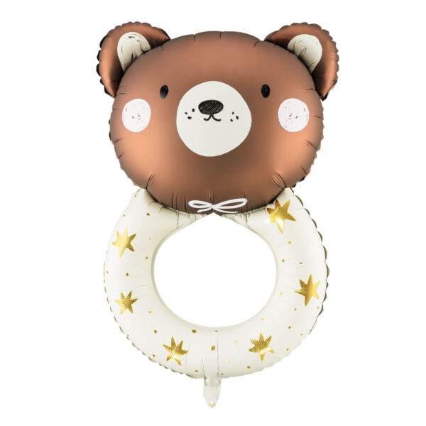 Folienballon mit Motiv von PartyDeco als bunte Partydekoration für Kindergeburtstage und Mottopartys, Geschenkidee, Stofftiger
