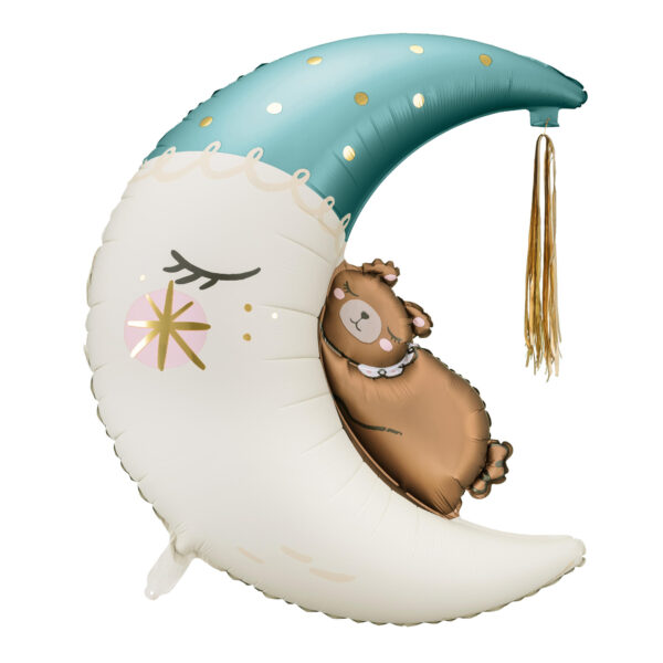 Folienballon mit Motiv von PartyDeco als bunte Partydekoration für Kindergeburtstage und Mottopartys, Geschenkidee, Stofftiger