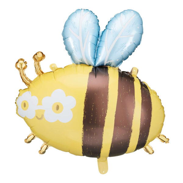 Folienballon mit Motiv von PartyDeco als bunte Partydekoration für Kindergeburtstage und Mottopartys, Geschenkidee, Stofftiger