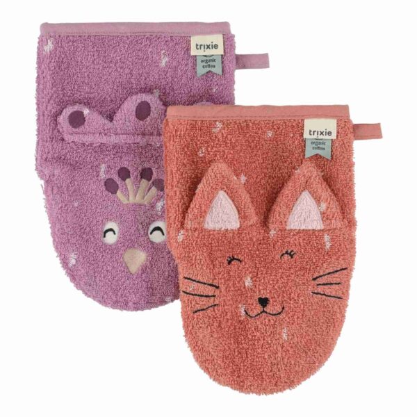 Trixie, Waschlappen, Badespaß, Badelappen, Handtuch, Baumwolle, Fuchs, Hase, Elefant, Geschenk, Geburt, Badespaß, Stofftiger, kinderbadelappen kinderwaschlappen