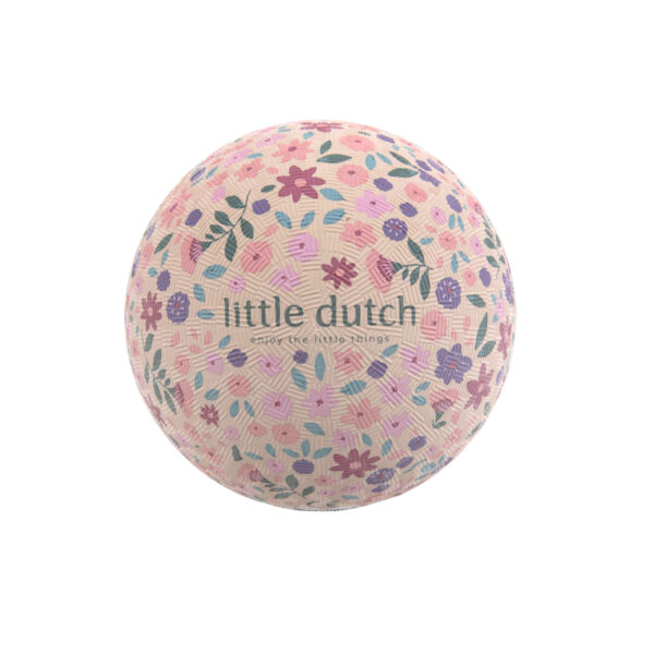 Little Dutch Plastikball Dreamy Mermaid Kinderball mit Blumen-Motiv, Stofftiger