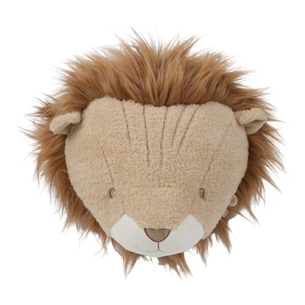 Dekorativer Tierkopf Safari Friends von Little Dutch als Wanddeko für das Baby- und Kinderzimmer. Stofftiger