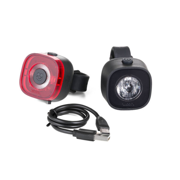 Woom Beam Bike Lights Fahrradlicht für Vorne und Hinten auch für Laufräder Stofftiger