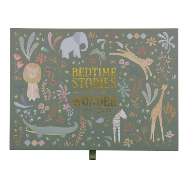 Stofftiger Little Dutch Geschichten-Projektor Safari Friends mit bunten Motiven und Taschenlampe auch für Unterwegs als Geschenk oder Einschlafbegleitung