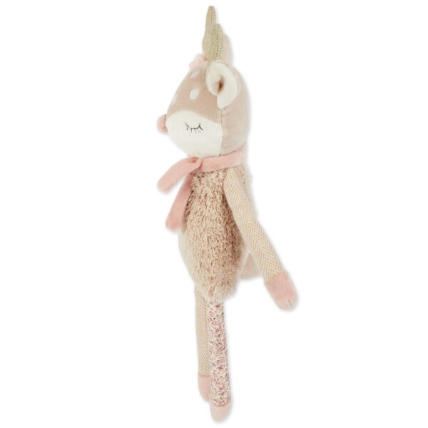Bieco Spielfigur Reh Ella, Plüschfigur von vorne mit langen Beinen und Schal