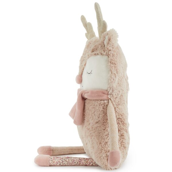 Bieco Kuschelkissen Reh Ella, große Kuschelfigur von der Seite